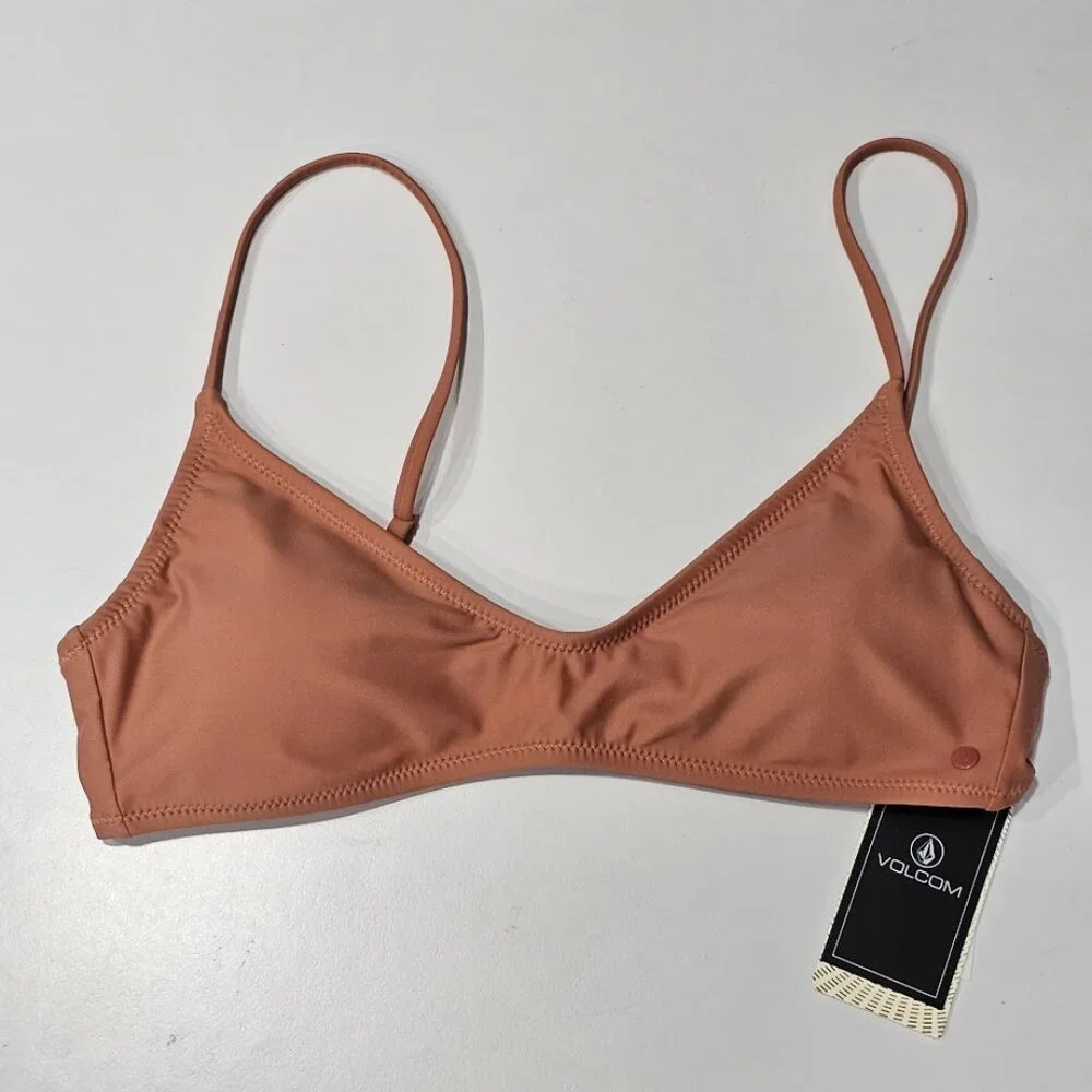 Volcom Simply Solid Scoop-Neck Bikini Top - Picture 5 of 8